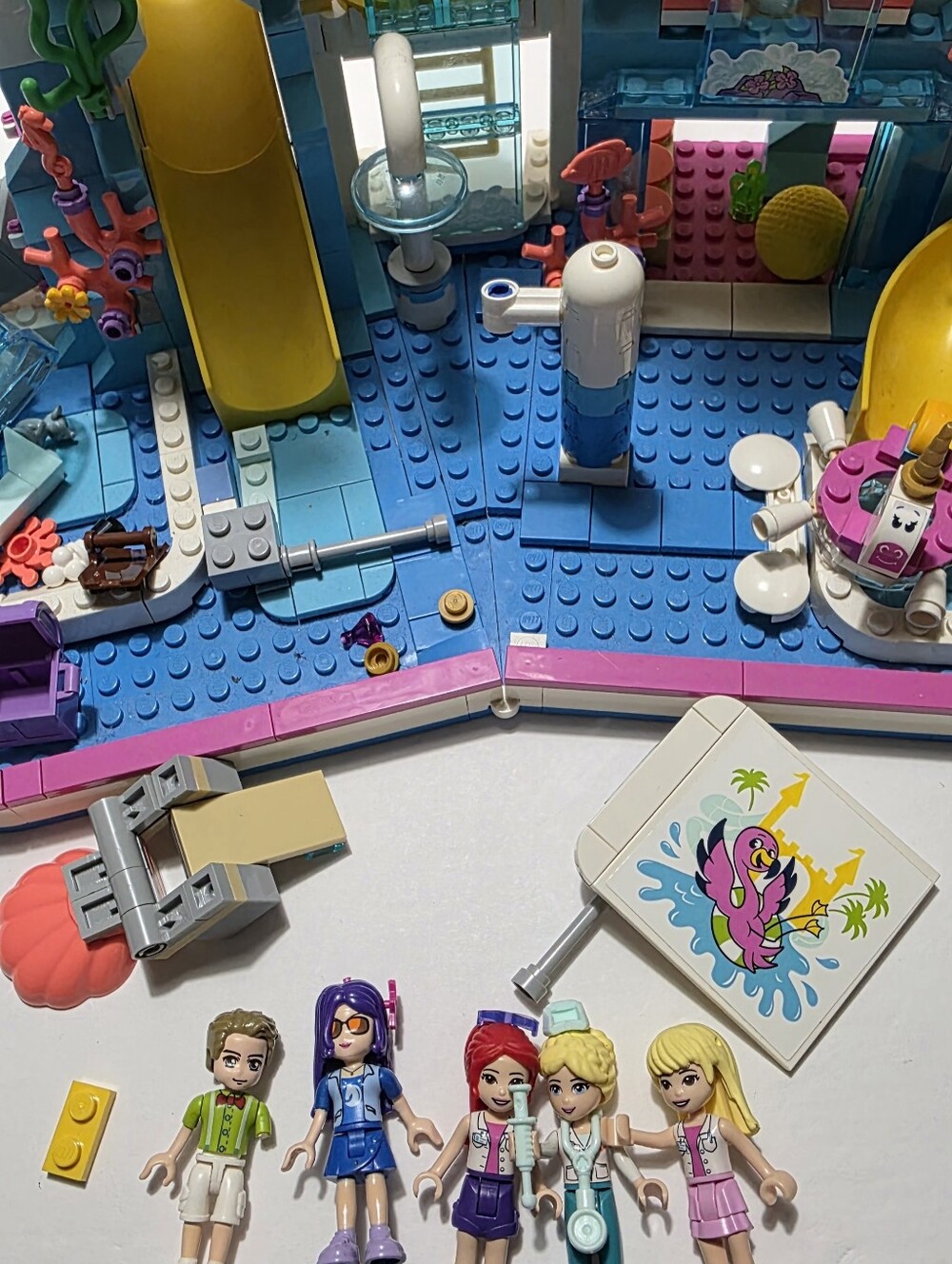 Lego 41430 FRIENDS Summer Fun Water Park Incomplete Missing Pieces Box & Instruc - Picture 5 of 14